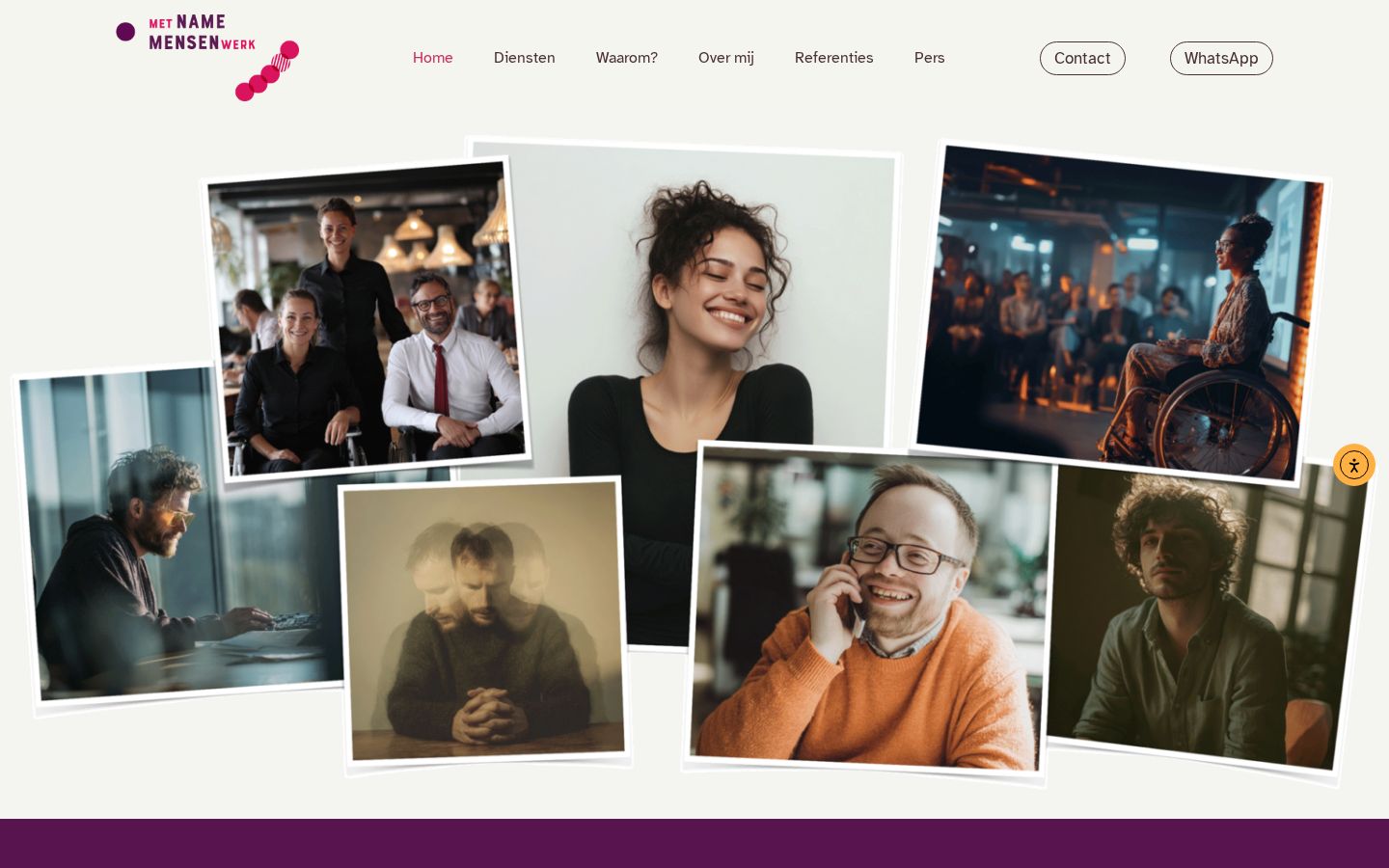 Schermafbeelding van de website mnmw.nl