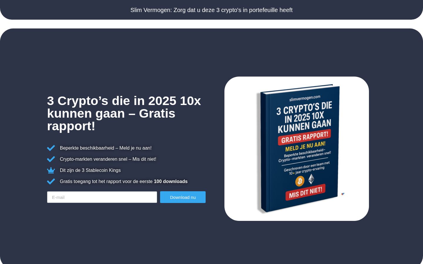 Schermafbeelding van de website slimvermogen.com